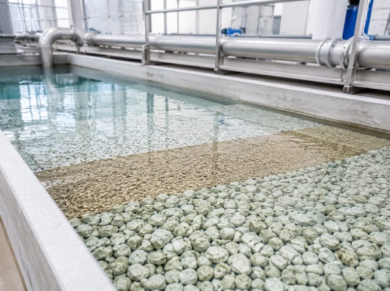 湖南益阳高新技术产业园区水处理除氨氮沸石滤料